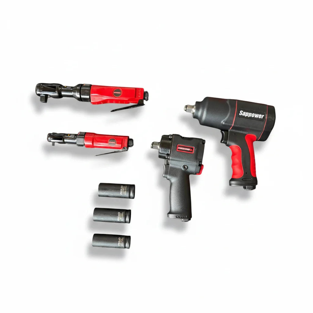 10-Piece Air Tool Set – Professional Pneumatic Workshop Kit