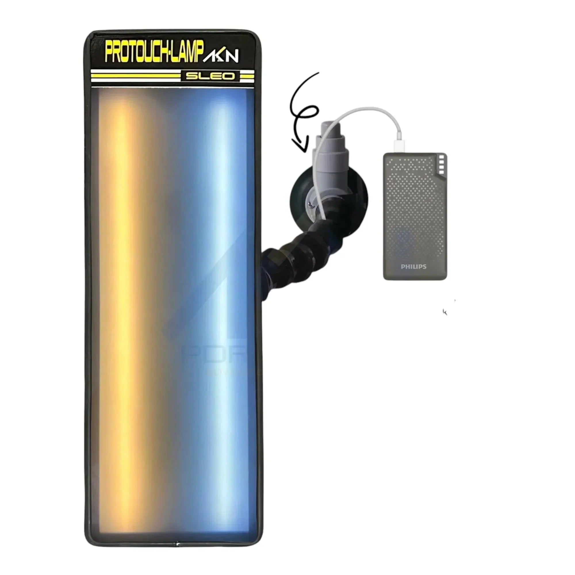 DentPDR Compact Dual-LED PDR Inspection Light – 45cm, Adjustable Brightness, Magnetic/Suction Base - DentPDR Stainless Steel – DentPDR Stainless Steel stainless steel PDR tool