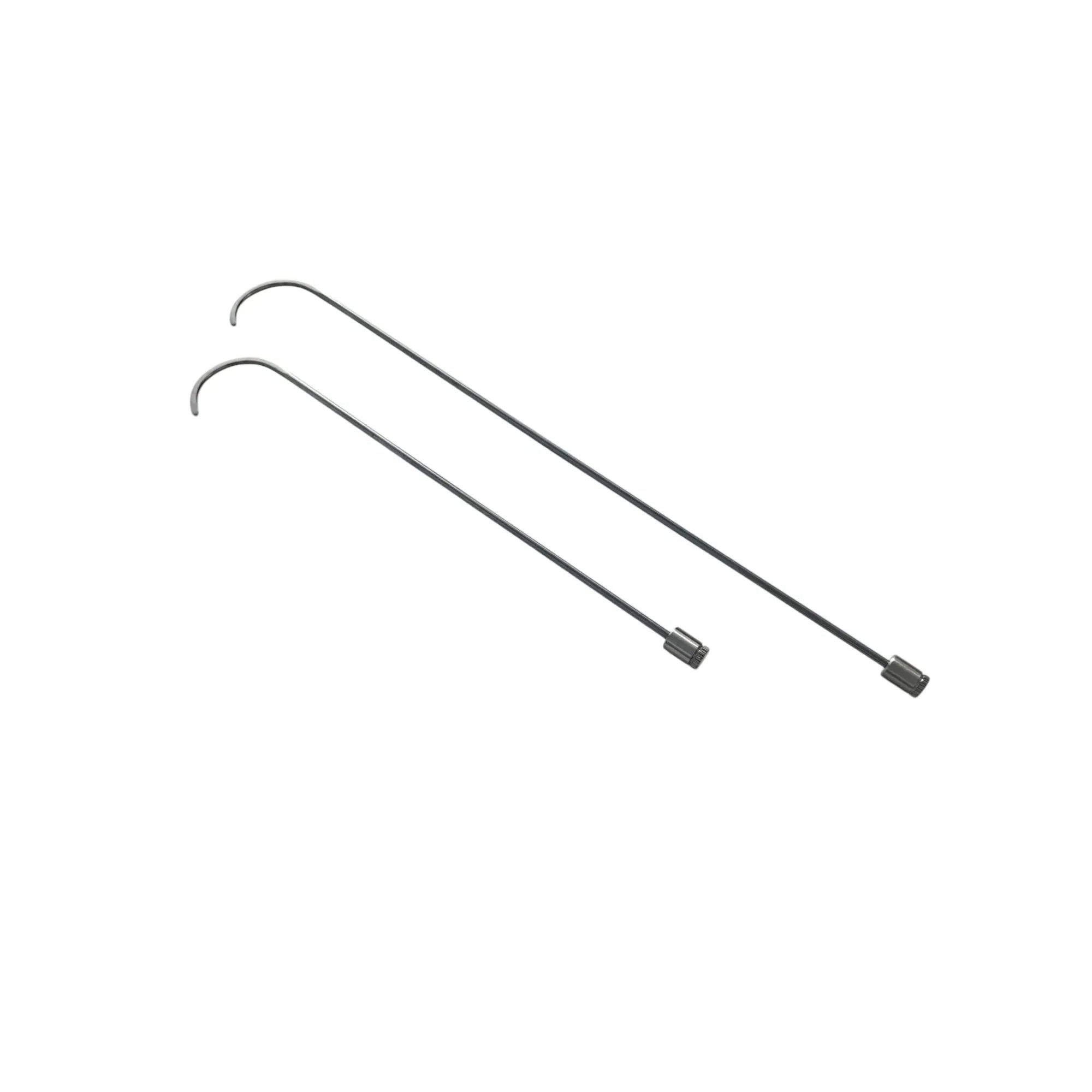 DentPDR Trenova Edition 2-Piece 8mm x 50cm & 70cm Hook-Shaped 360° Rotatable PDR Tools – Paintless Dent Repair Rods - DentPDR Stainless Steel – DentPDR Stainless Steel stainless steel PDR tool