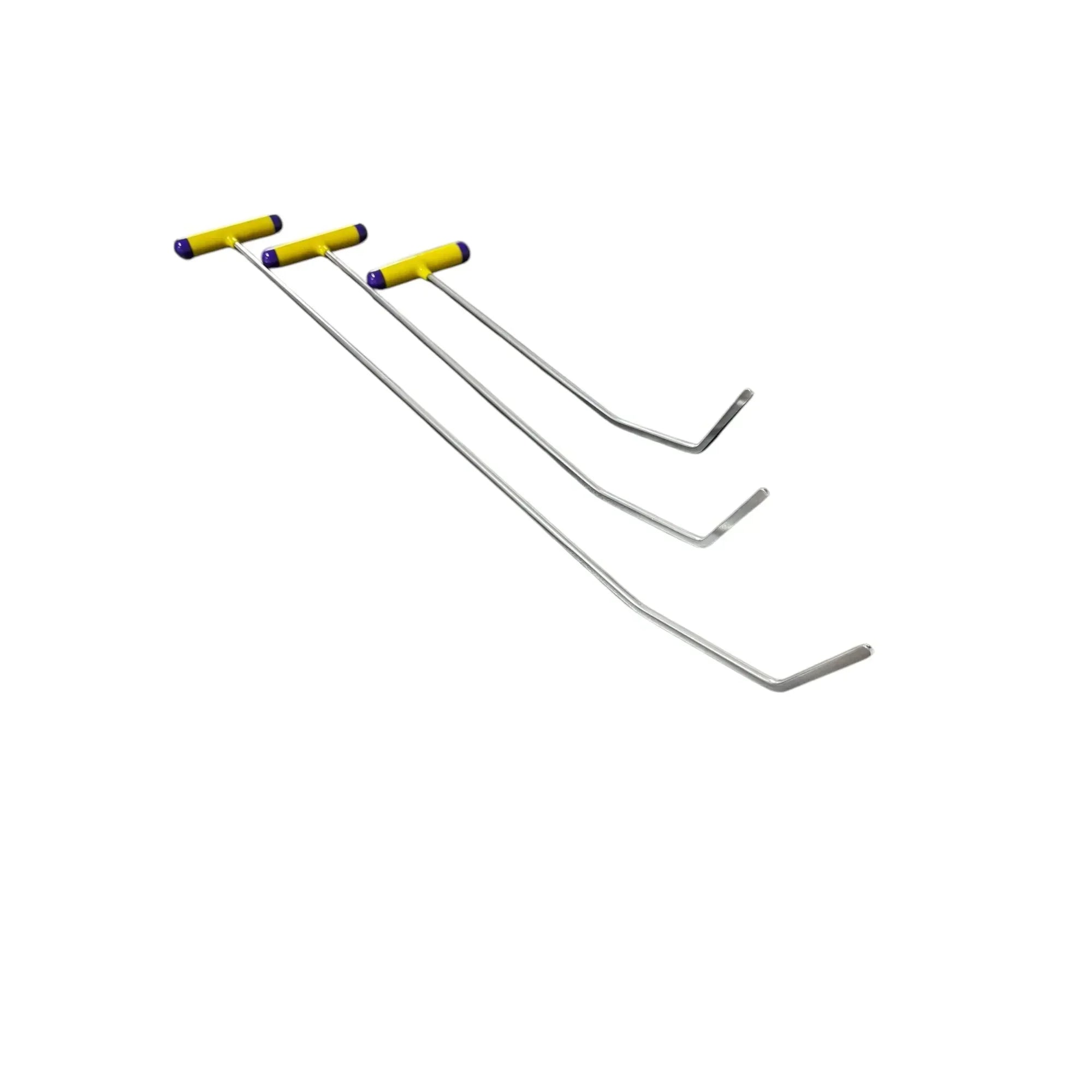DentPDR Zelvora Edition 3-Piece Double Bend Round Tip Steel PDR Tools – Paintless Dent Repair Rods - DentPDR Stainless Steel – DentPDR Stainless Steel stainless steel PDR tool