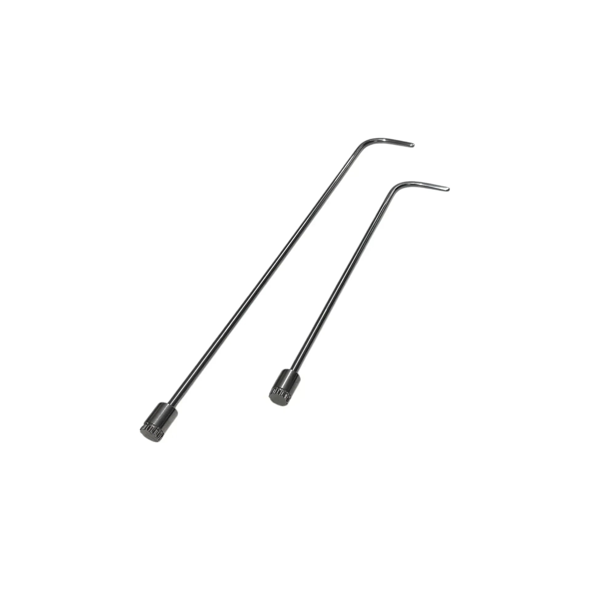 DentPDR Zorvella Edition 2-Piece 360° Rotatable Single Bend Thick Round Tip White Steel PDR Tools – Paintless Dent Repair Rods - DentPDR Stainless Steel – DentPDR Stainless Steel stainless steel PDR tool