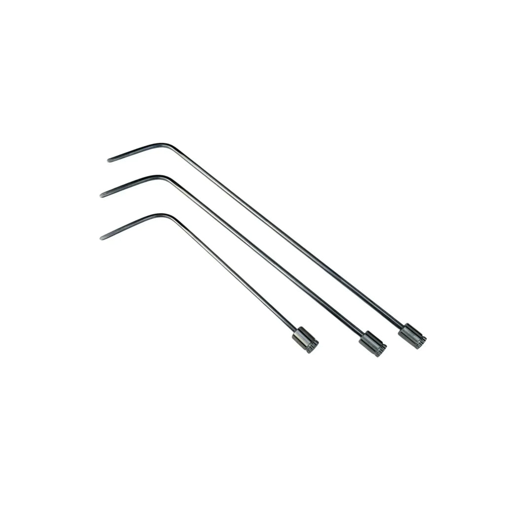 DentPDR DENTPDR Berlin Edition 360° Rotatable 3-Piece Steel Dent Repair Rods with Round Tips (35cm, 50cm, 60cm) – DentPDR Stainless Steel stainless steel PDR tool