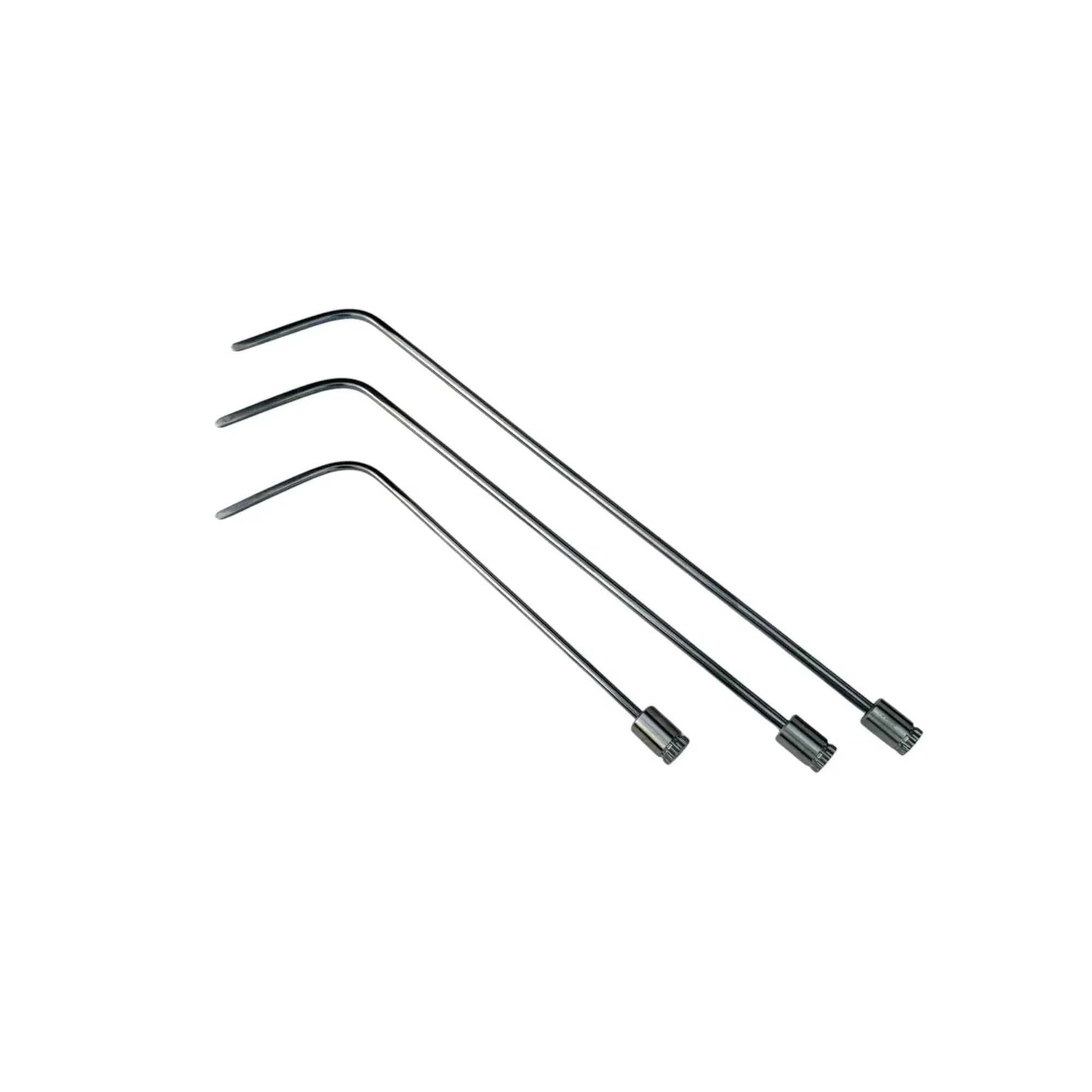 DentPDR DENTPDR Berlin Edition 360° Rotatable 3-Piece Steel Dent Repair Rods with Round Tips (35cm, 50cm, 60cm) – DentPDR Stainless Steel stainless steel PDR tool