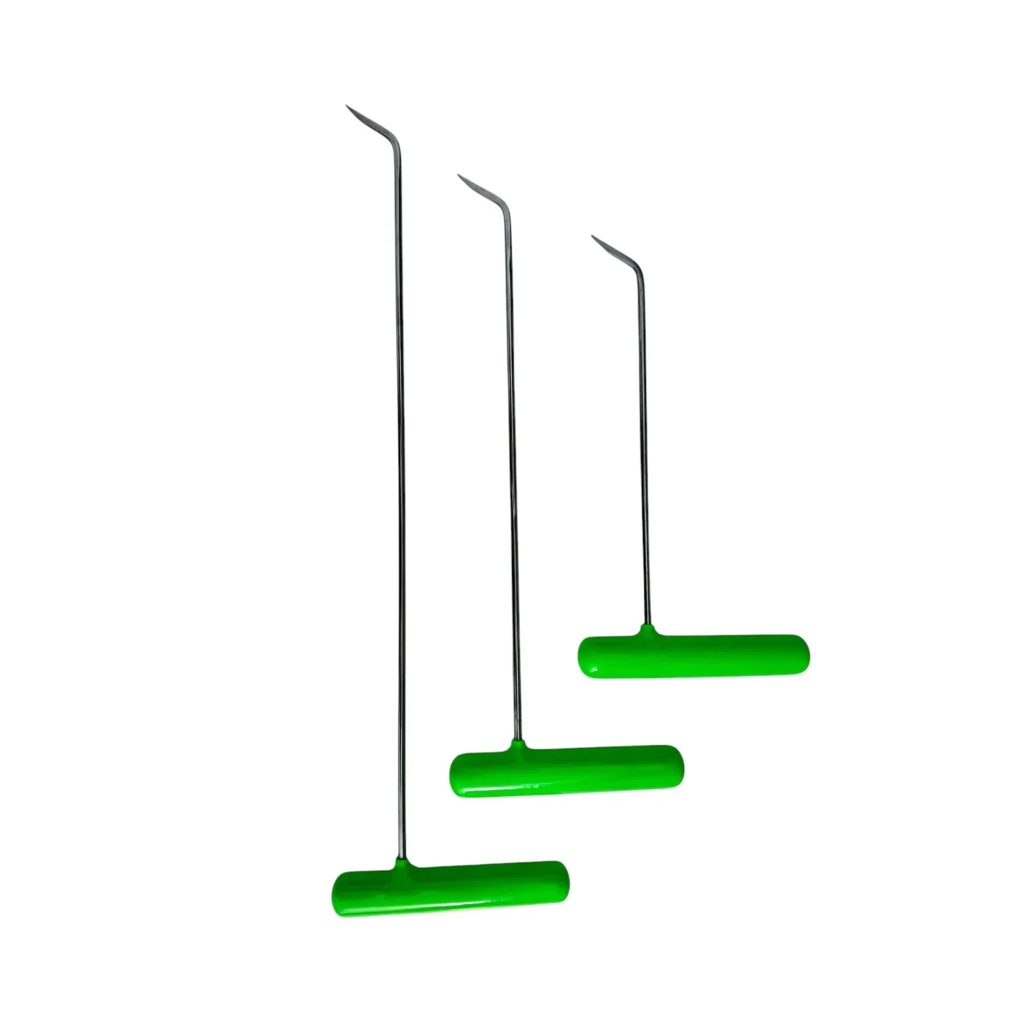 DentPDR Zyphor Edition 3-Piece Sharp Tip Single Bend Steel PDR Tools – Paintless Dent Repair Rods - DentPDR Stainless Steel – DentPDR Stainless Steel stainless steel PDR tool