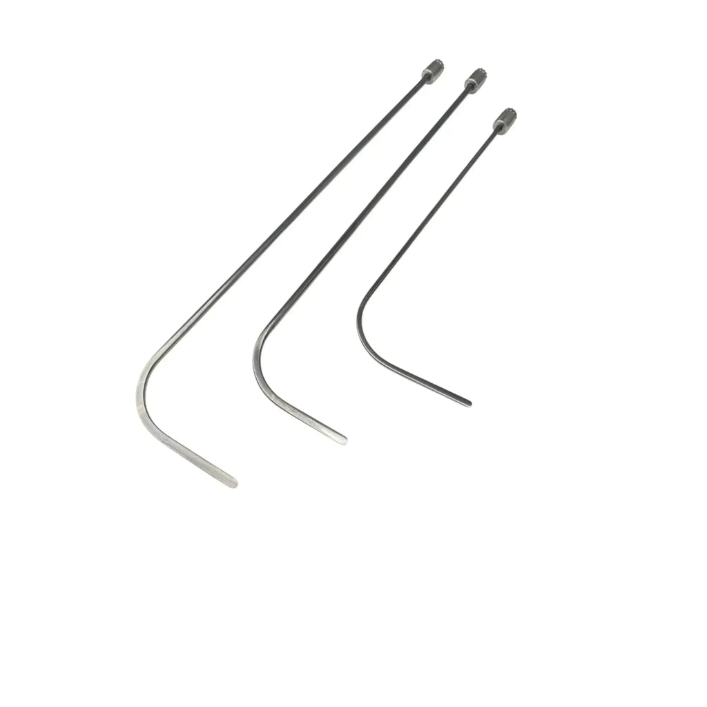 DentPDR DENTPDR Steel Dent Repair Rods with 360-Degree Rotation Zürich Edition - 3-Piece (45cm, 55cm, 65cm) – DentPDR Stainless Steel stainless steel PDR tool