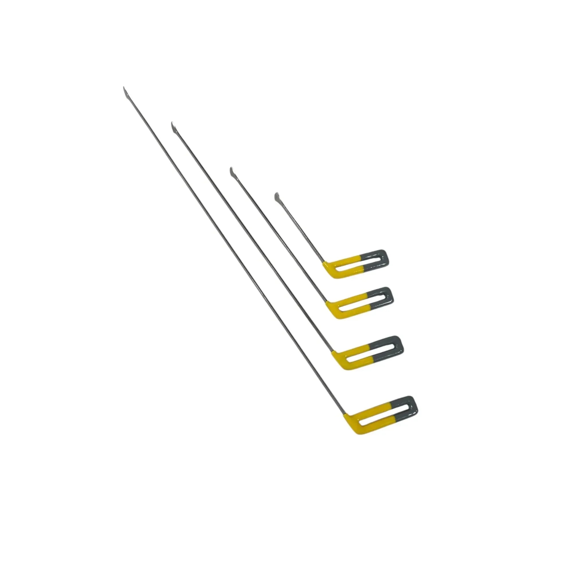 DentPDR Tivorna Edition 4-Piece Whale Tail Steel PDR Tools – Paintless Dent Repair Rods (Tail Width 3cm) - DentPDR Stainless Steel – DentPDR Stainless Steel stainless steel PDR tool