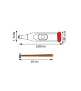 PDR Stainless Blending Hammer (Curved Dotted Face / Magnetic Handle)
