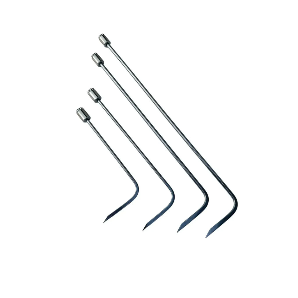 DentPDR DENTPDR Amsterdam Edition 360° Rotatable 4-Piece Steel Dent Repair Rods (25cm, 35cm, 50cm, 60cm) – DentPDR Stainless Steel stainless steel PDR tool
