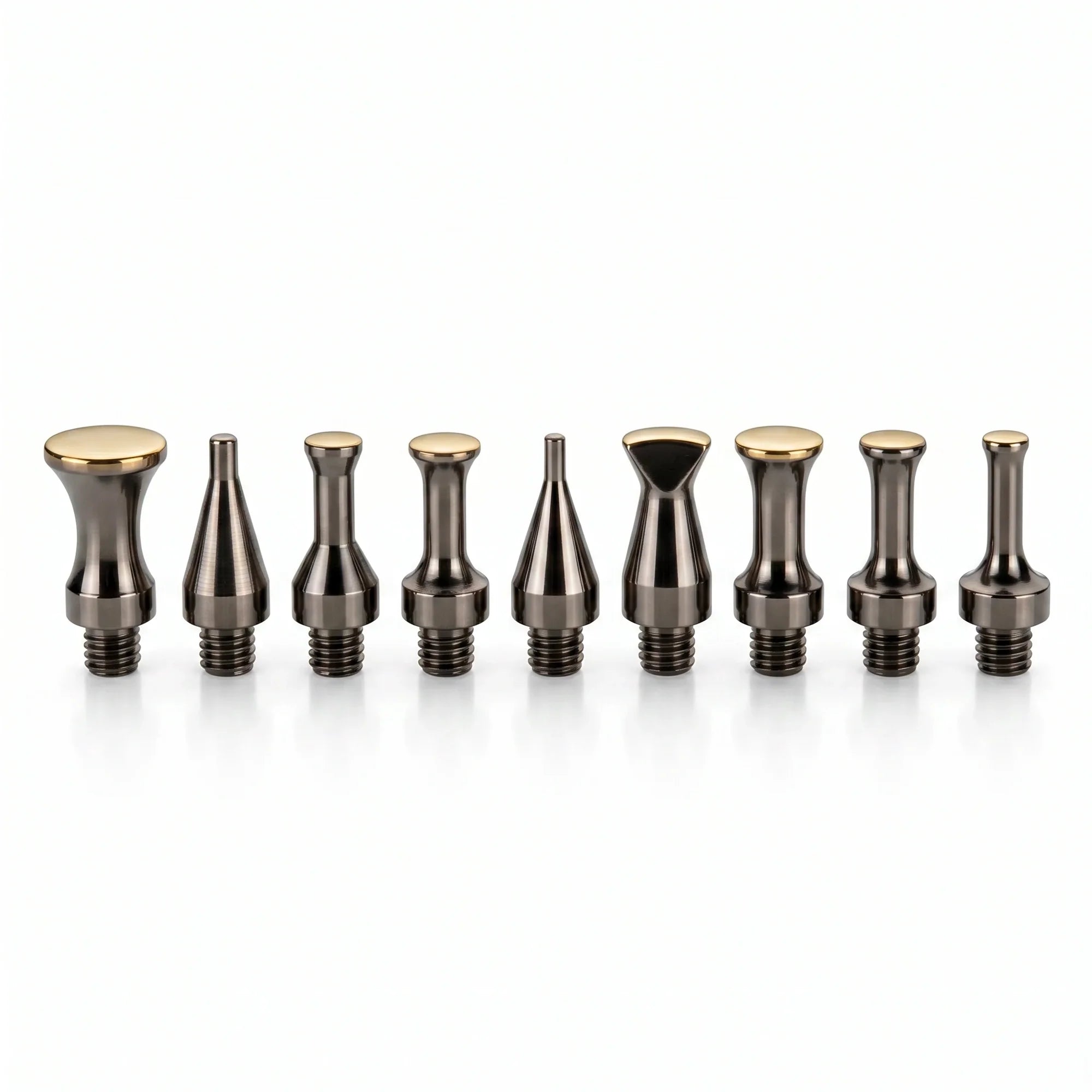 9-Piece Stainless Steel Interchangeable PDR Tip Set (M8 / 5/16")