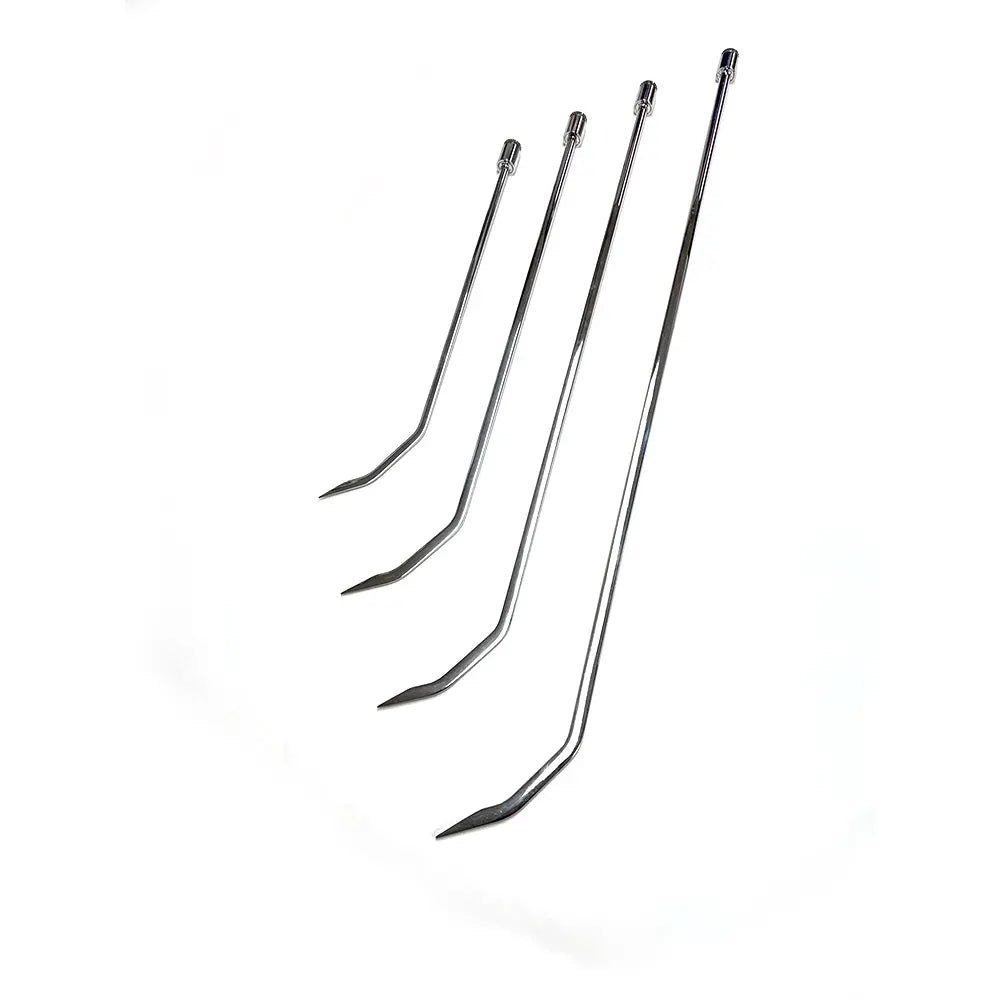 DentPDR DENTPDR Tokyo Edition 360° Rotatable 4-Piece Double-Curved Steel Dent Repair Rods (45cm, 60cm, 75cm, 90cm) – DentPDR Stainless Steel stainless steel PDR tool