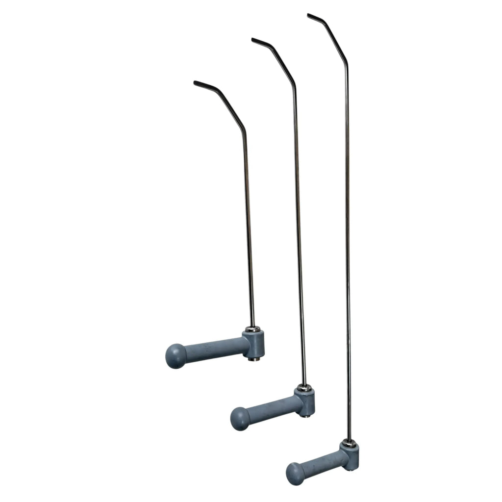 DentPDR Tampere Edition PDR DentPDR Stainless Steel 3-Piece 360° Rotating Paintless Dent Repair Rod Set – 8mm Hardened Steel Tools – DentPDR Stainless Steel stainless steel PDR tool