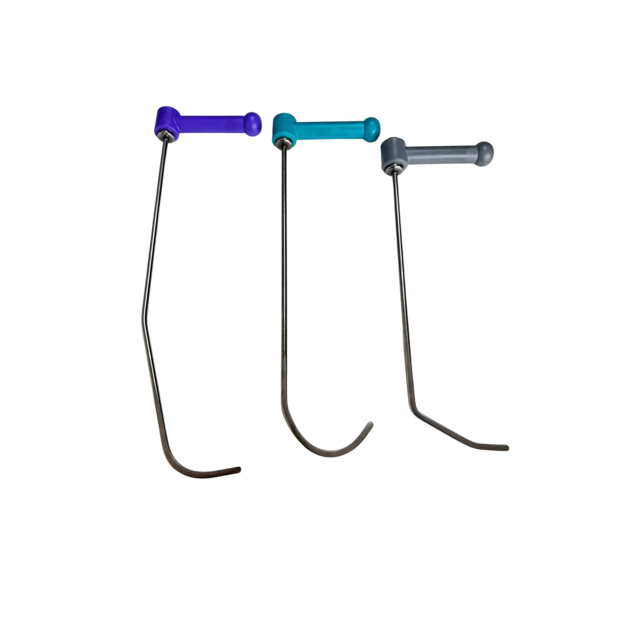 DentPDR Amasya Edition PDR DentPDR Stainless Steel 3-Piece 360° Rotating Paintless Dent Repair Rod Set – 8mm Hardened Steel Tools – DentPDR Stainless Steel stainless steel PDR tool