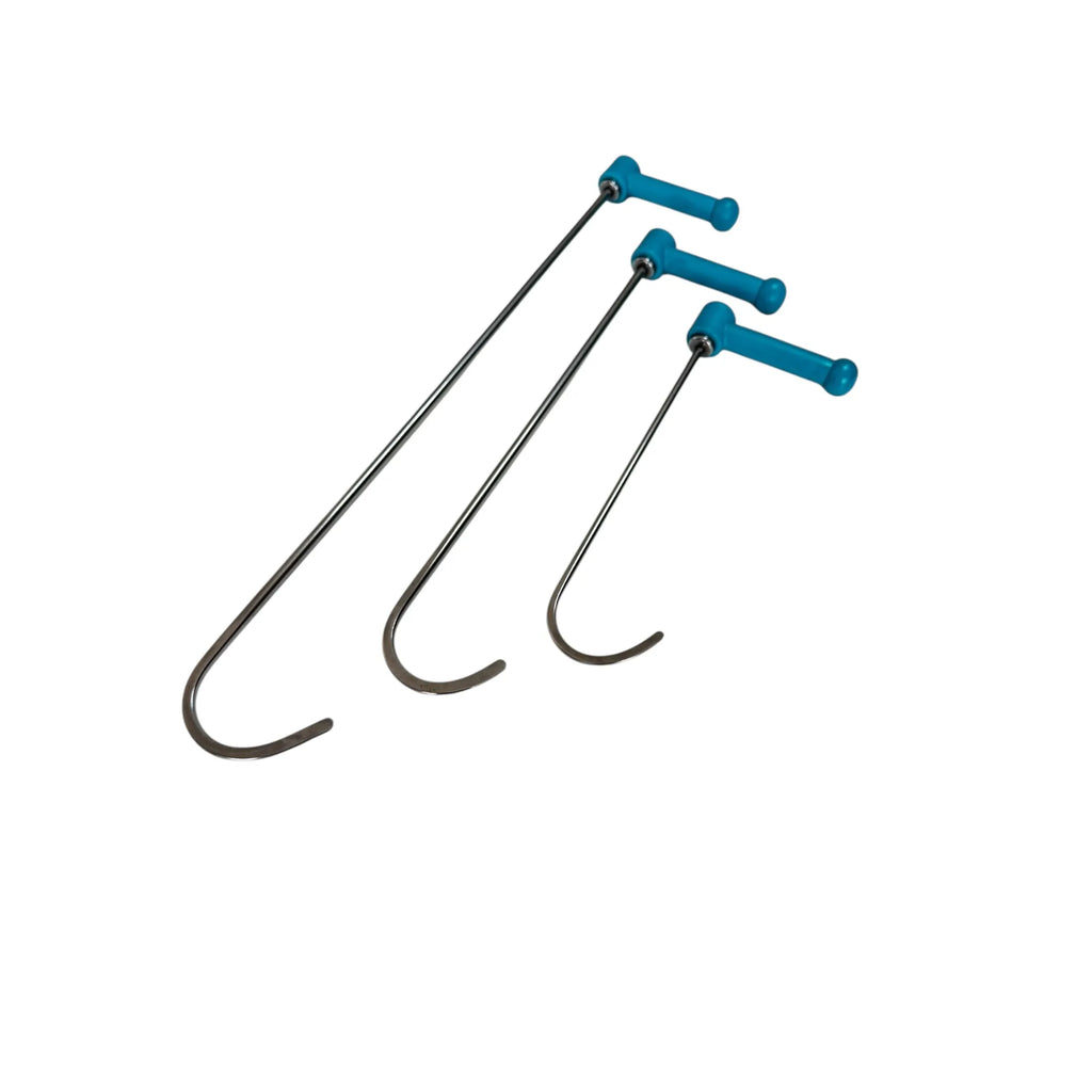 DentPDR Vilnius Edition PDR DentPDR Stainless Steel 3-Piece 360° Rotating Paintless Dent Repair Rod Set – Hardened Steel Tools – DentPDR Stainless Steel stainless steel PDR tool