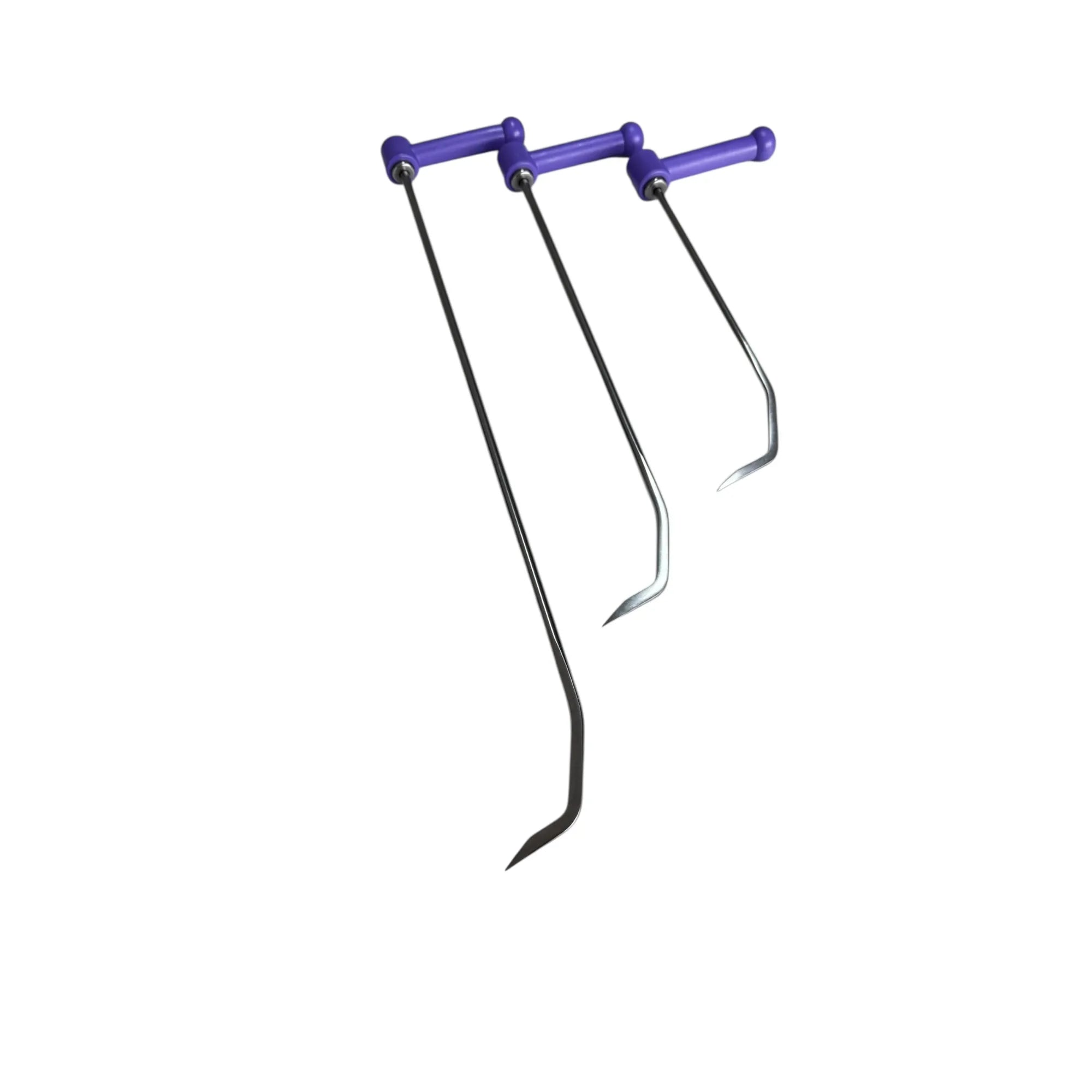 DentPDR Ghent Edition PDR DentPDR Stainless Steel 3-Piece 360° Rotating Paintless Dent Repair Rod Set – Hardened Steel Precision Tools – DentPDR Stainless Steel stainless steel PDR tool