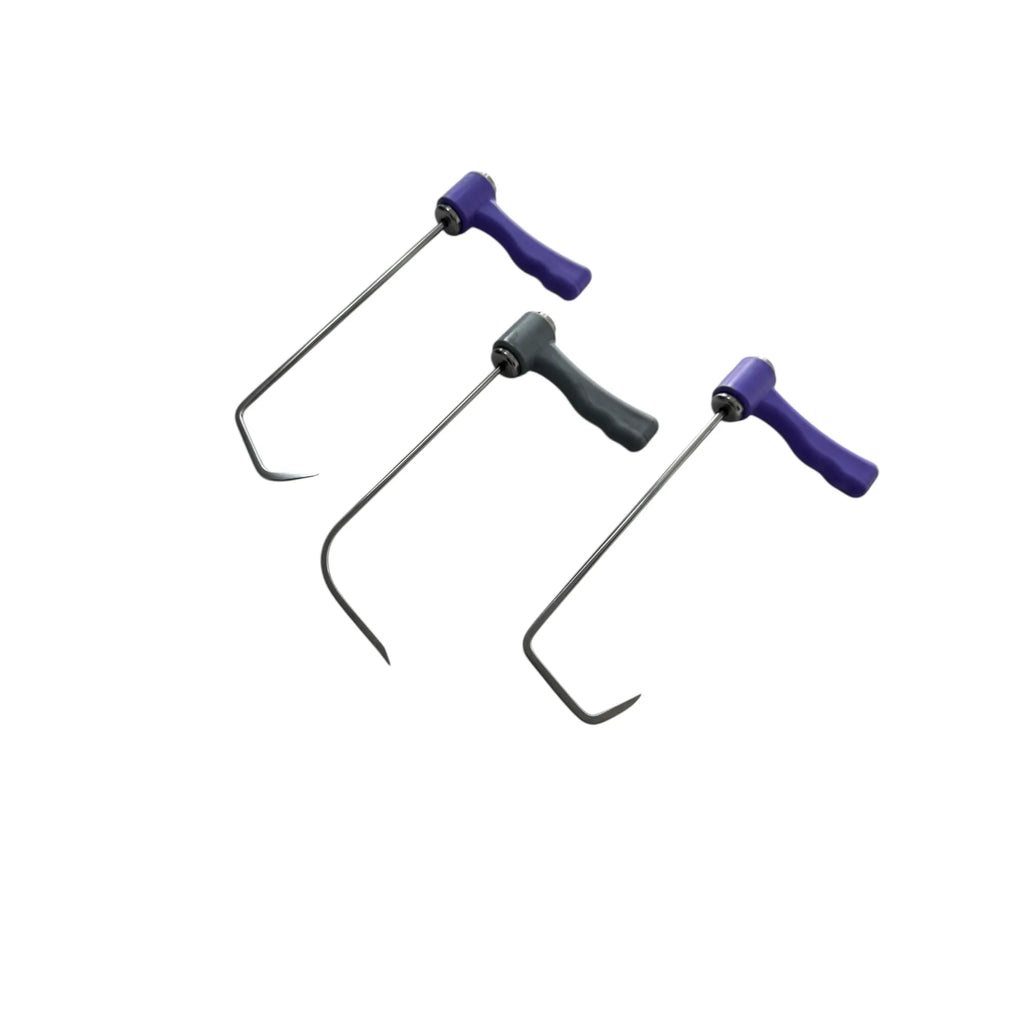 DentPDR Toledo Edition PDR DentPDR Stainless Steel 3-Piece 360° Rotating Paintless Dent Repair Rod Set – Hardened Steel Tools – DentPDR Stainless Steel stainless steel PDR tool