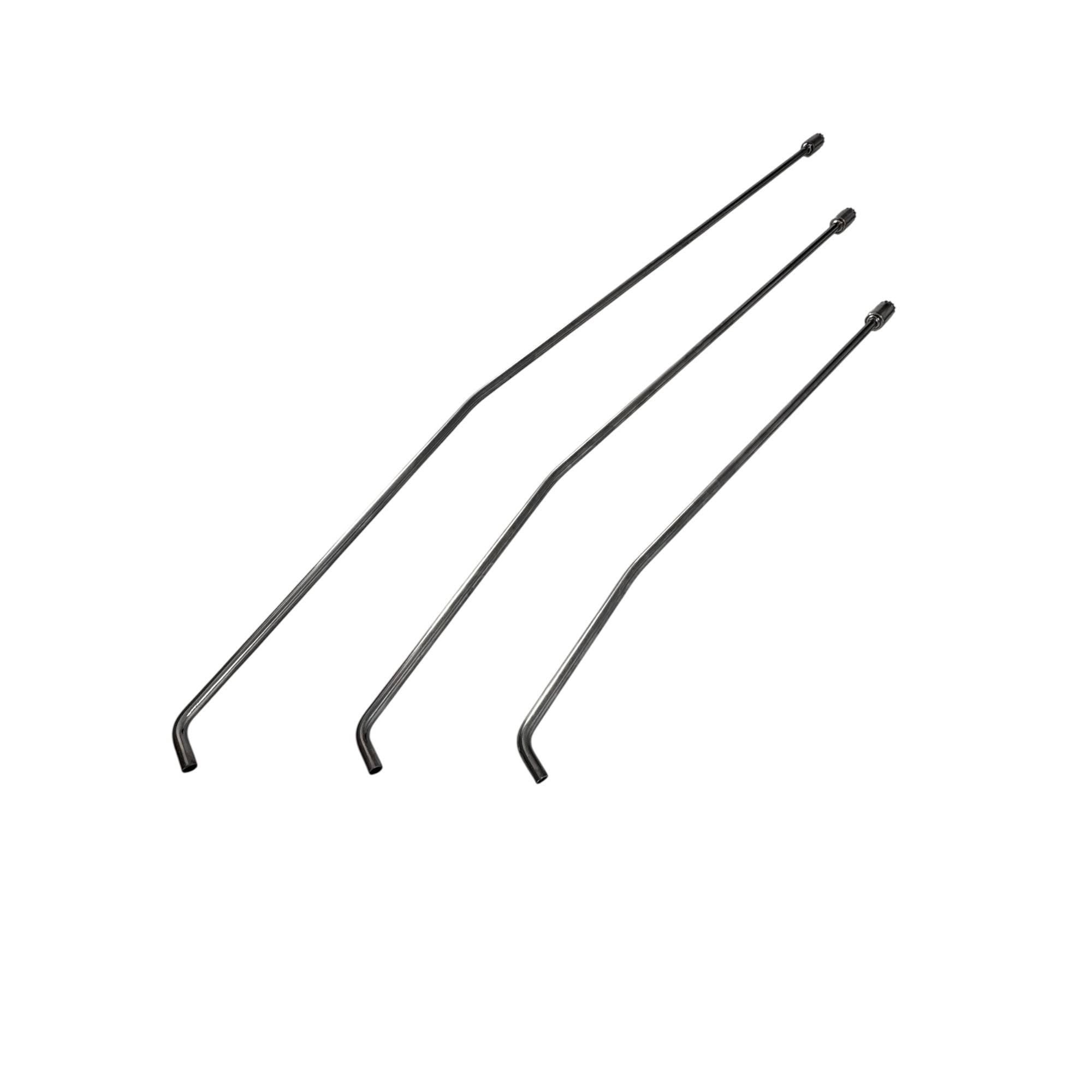 DentPDR Stainless Steel Double-Curve Steel Dent Repair Rods with 360-Degree Rotation 3-Piece New York Edition (75cm, 90cm, 115cm)