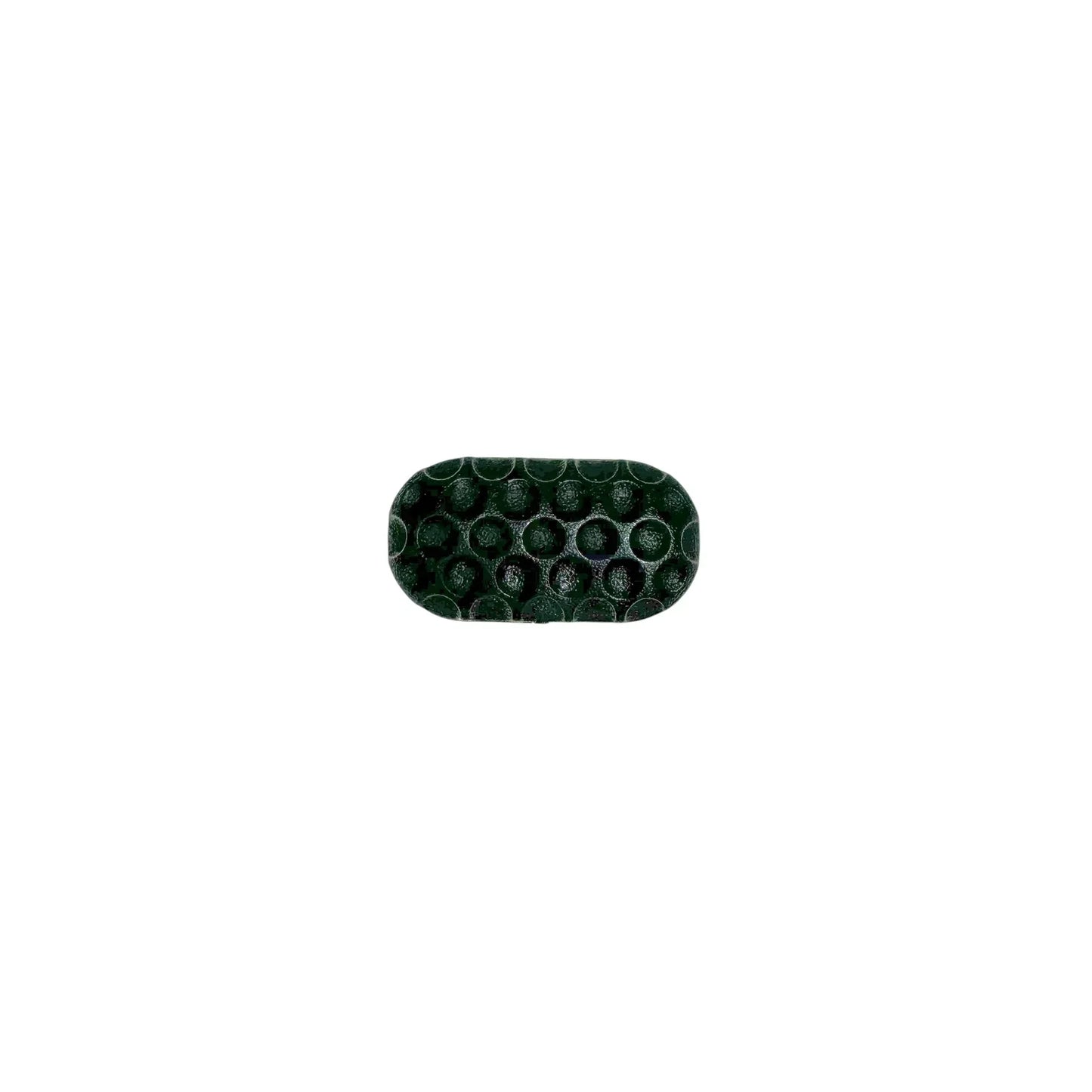 PDR Black Curved Ellipse Glue Tabs (25x14mm / 10-Piece Set)