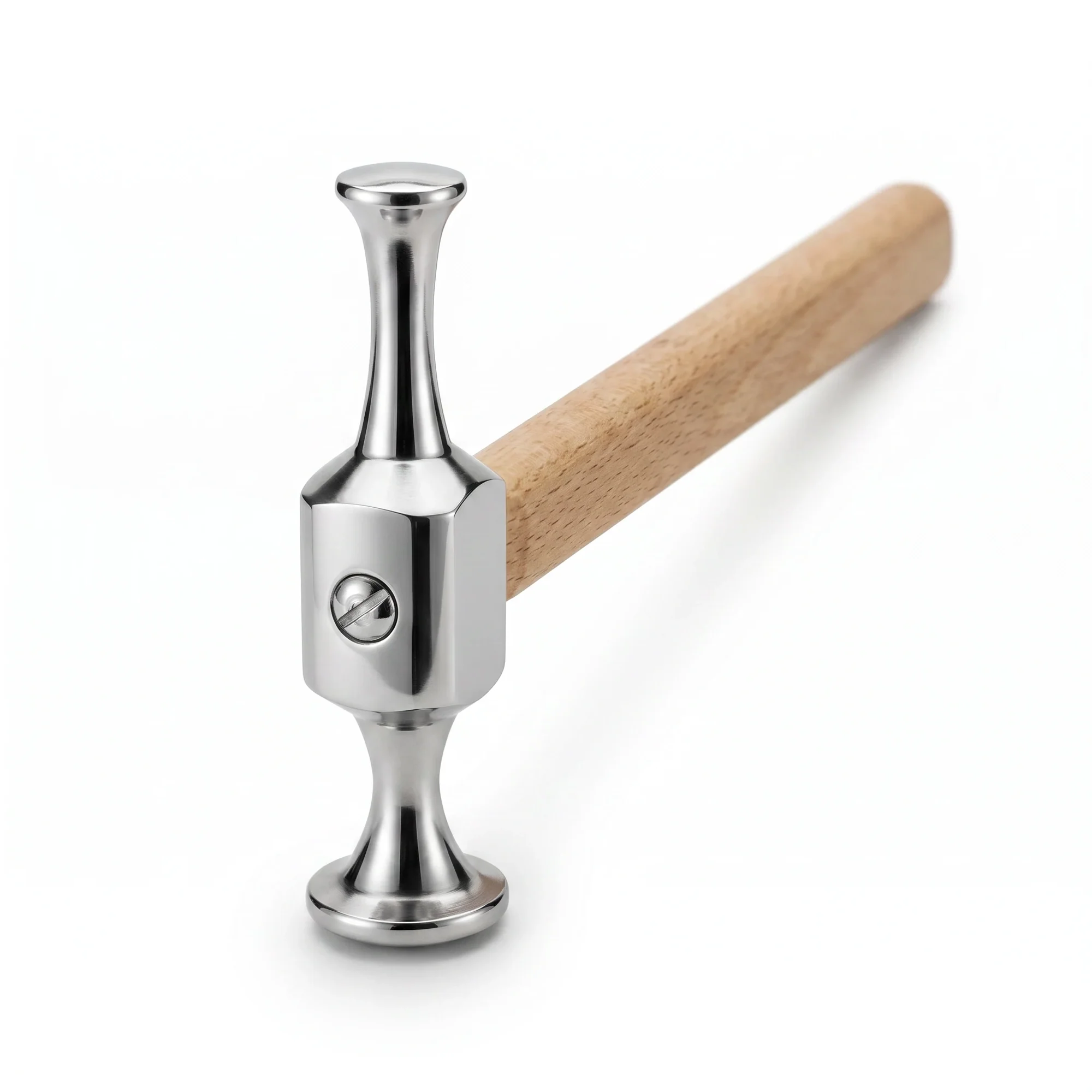 DentPDR Ergonomic Wood Handle Car Dent Hammer (Aluminum/Steel Options)