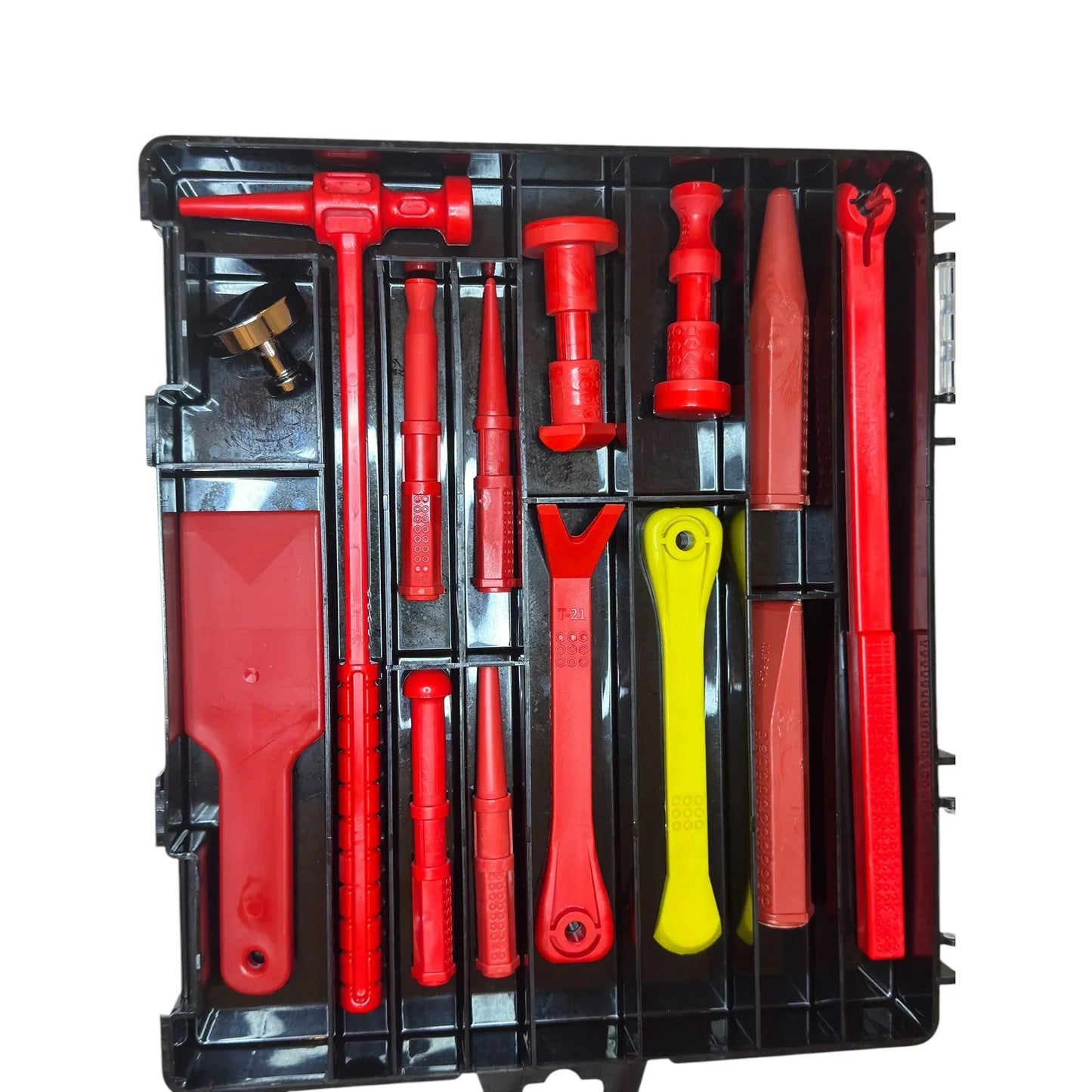 PDR Plastic Dent Repair Hammer & 10-Piece Precision Bit Set