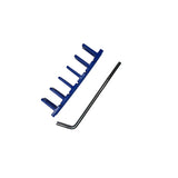 PDR Blue Rigid V-Shape Crease Glue Tabs (22.5mm / 6-Piece Set)