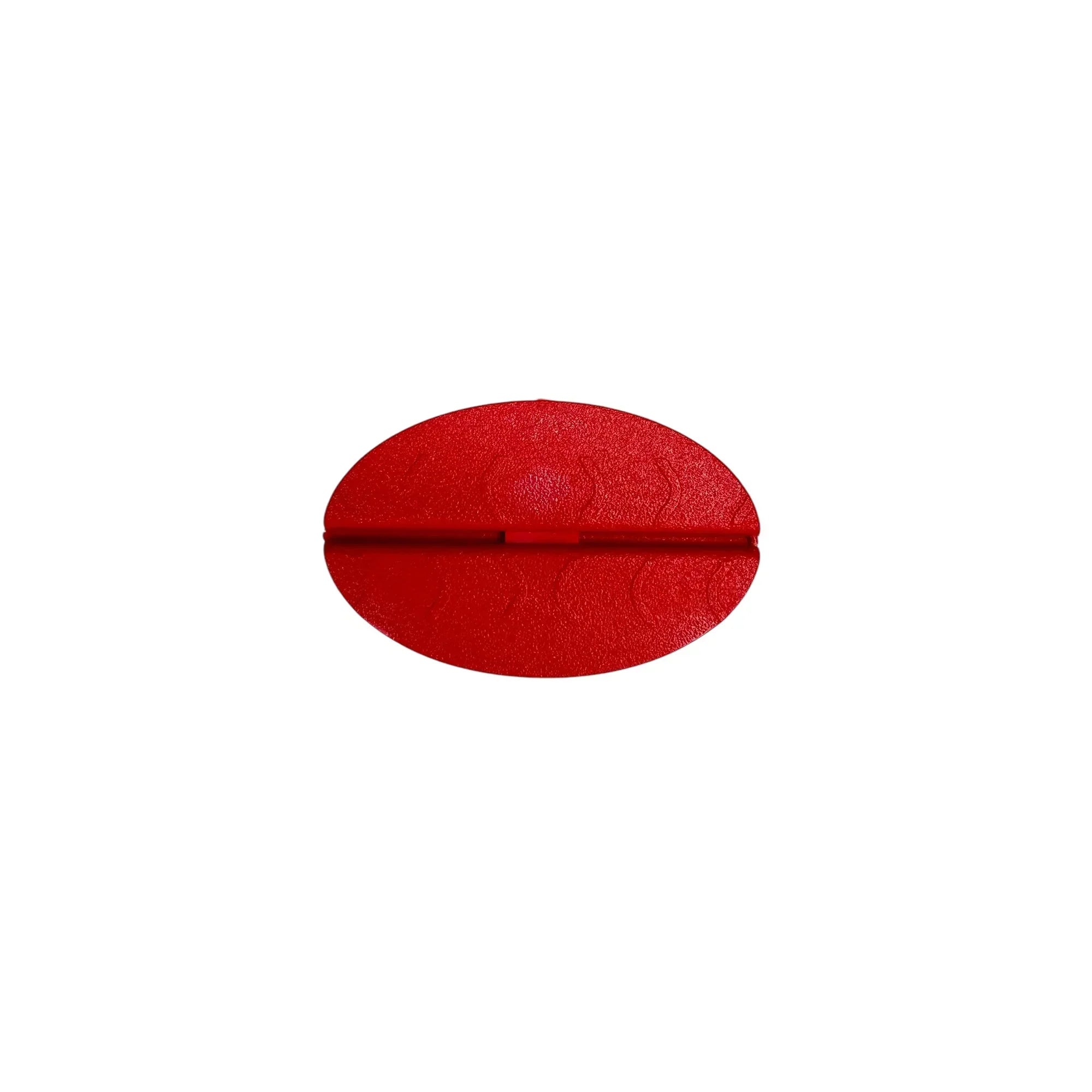 PDR Red Ellipse Glue Tabs (35x22mm / 10-Piece Set)
