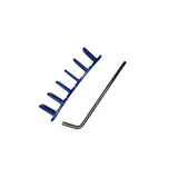 PDR Blue Rigid Flat Crease Glue Tabs (22.5mm / 6-Piece Set)