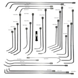 Tiran Edition 29-Piece 360° Rotating PDR Rod Set & Custom Tool Bag