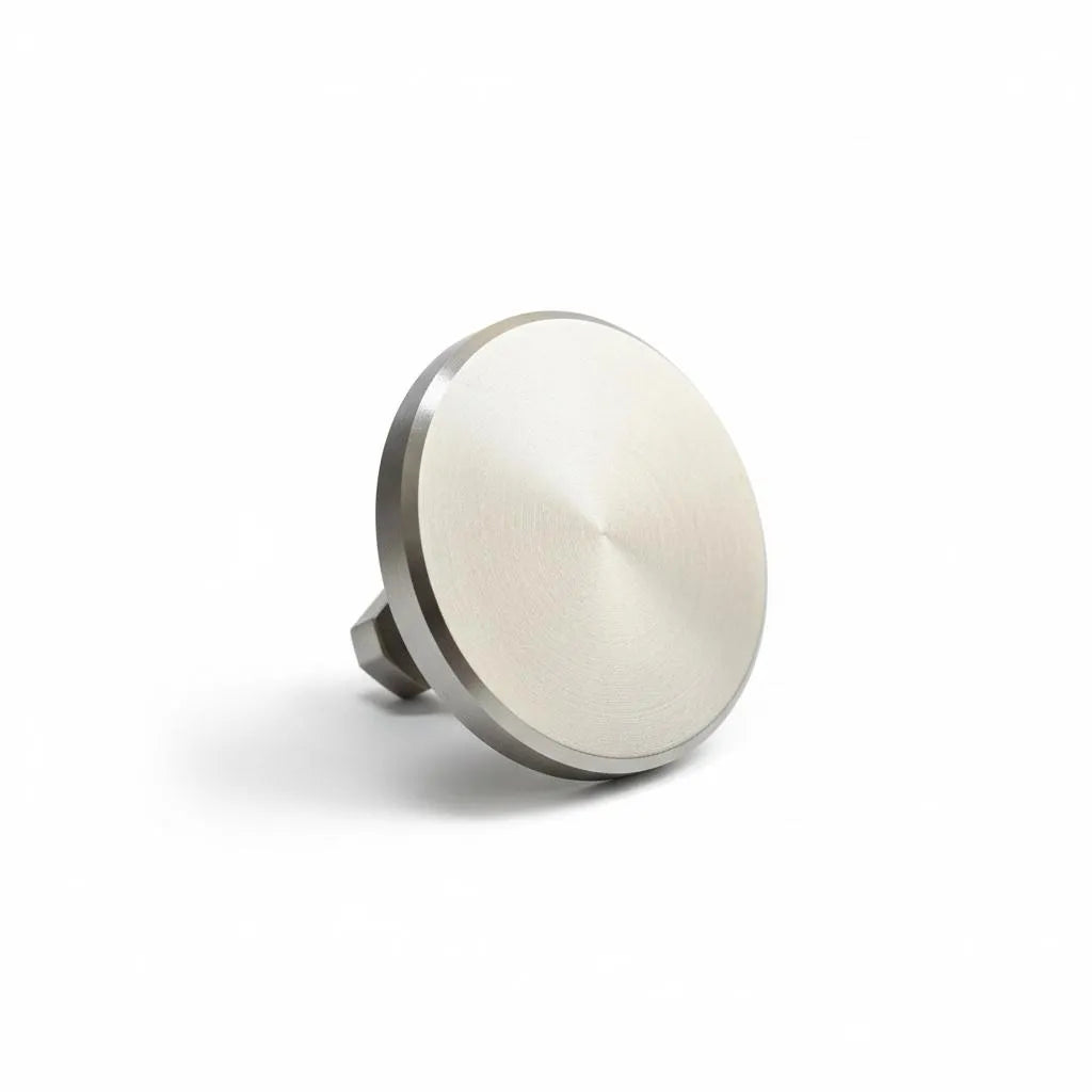 Ø50 mm Heavy-Duty Round Stainless Steel Cold Glue Tab (Large)