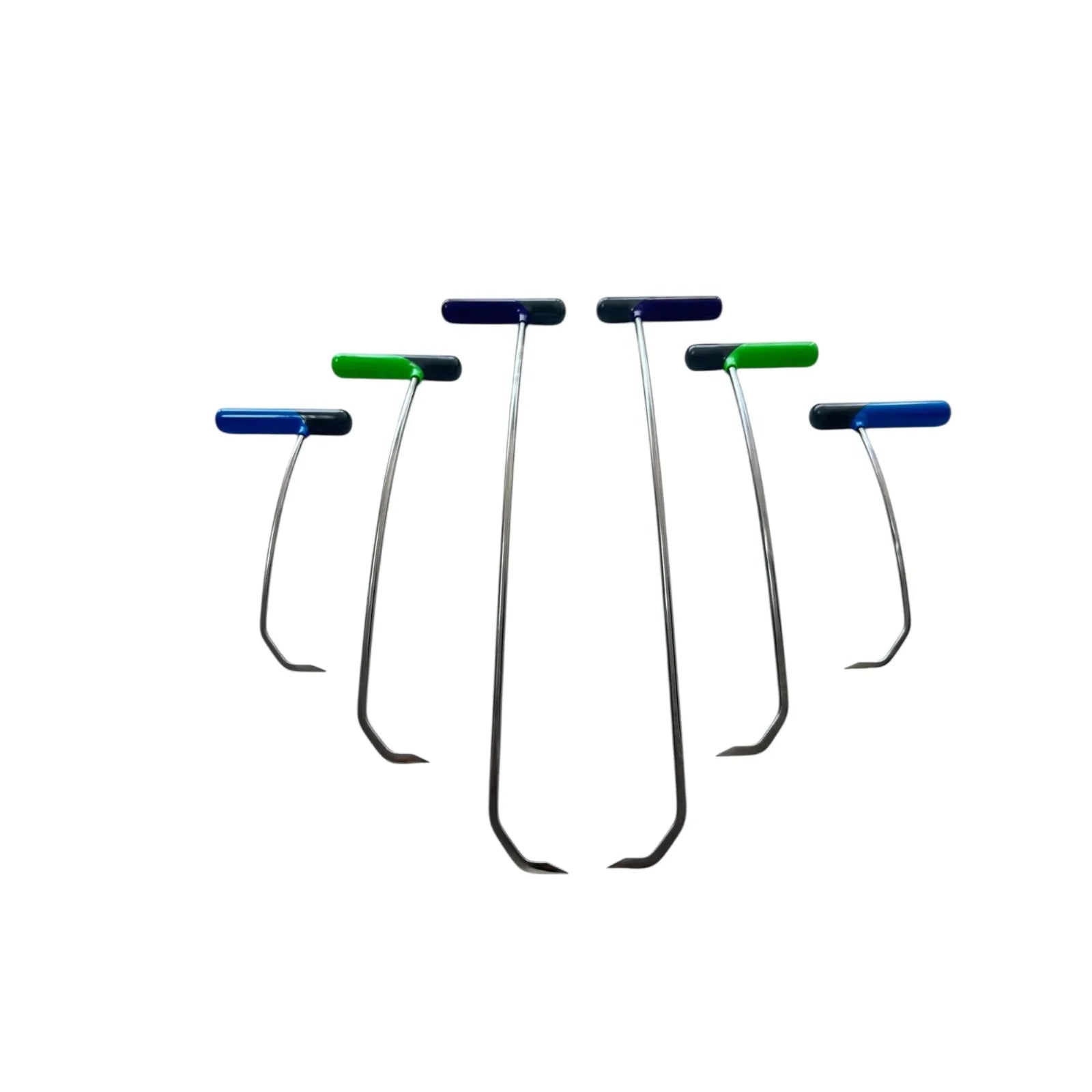 DentPDR Konya Edition 6-Piece Pointed Tip Double Bend Left & Right Steel PDR Tools – Paintless Dent Repair Rods - DentPDR Stainless Steel – DentPDR Stainless Steel stainless steel PDR tool