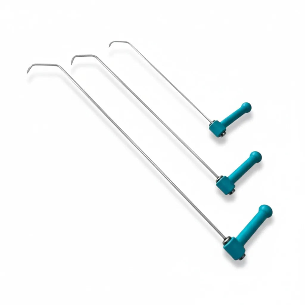 Lucca Edition 3-Piece Ratchet Handle PDR Rod Set (Mixed Sizes)