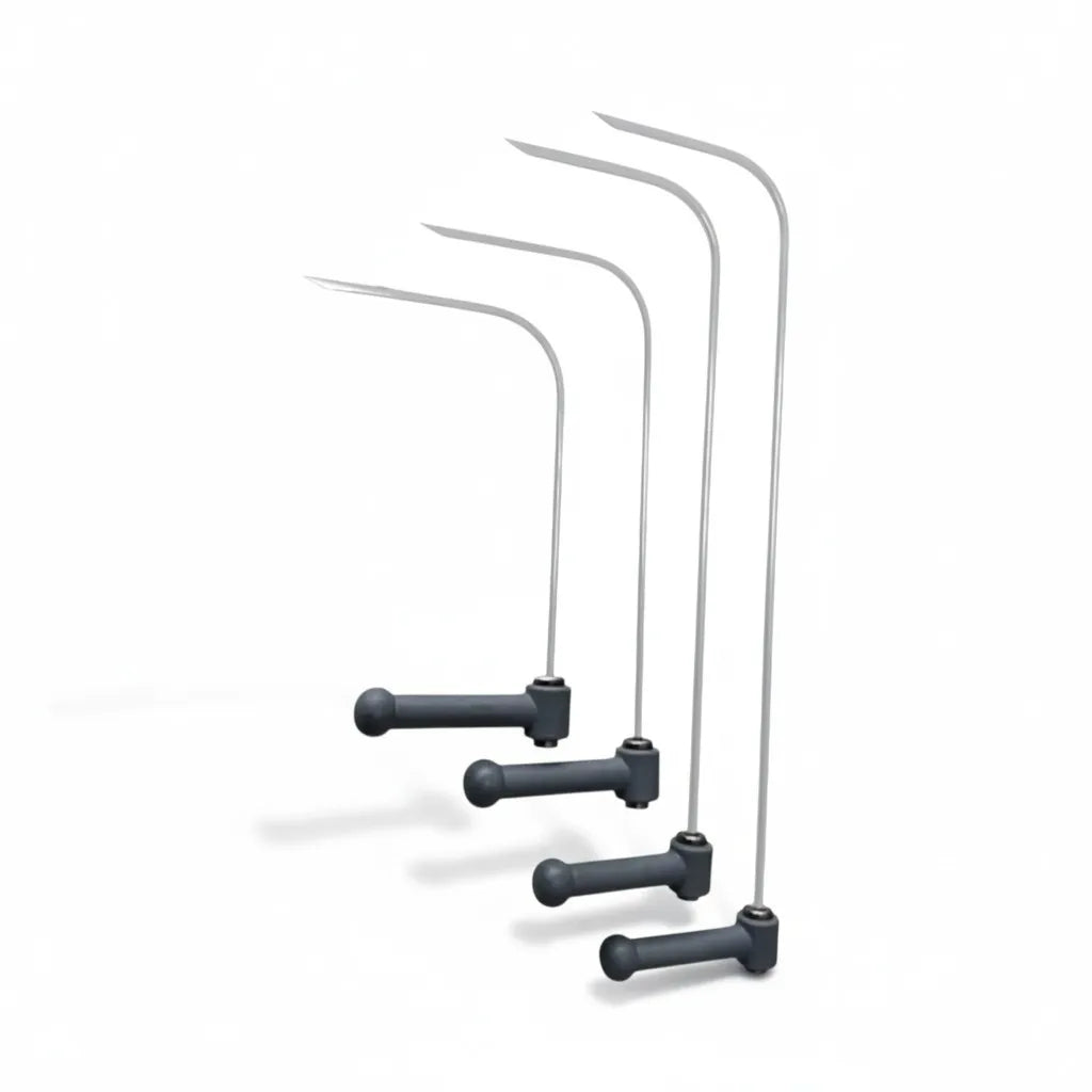 Ronda Edition 4-Piece Ratchet Handle PDR Rod Set (Round Tip)