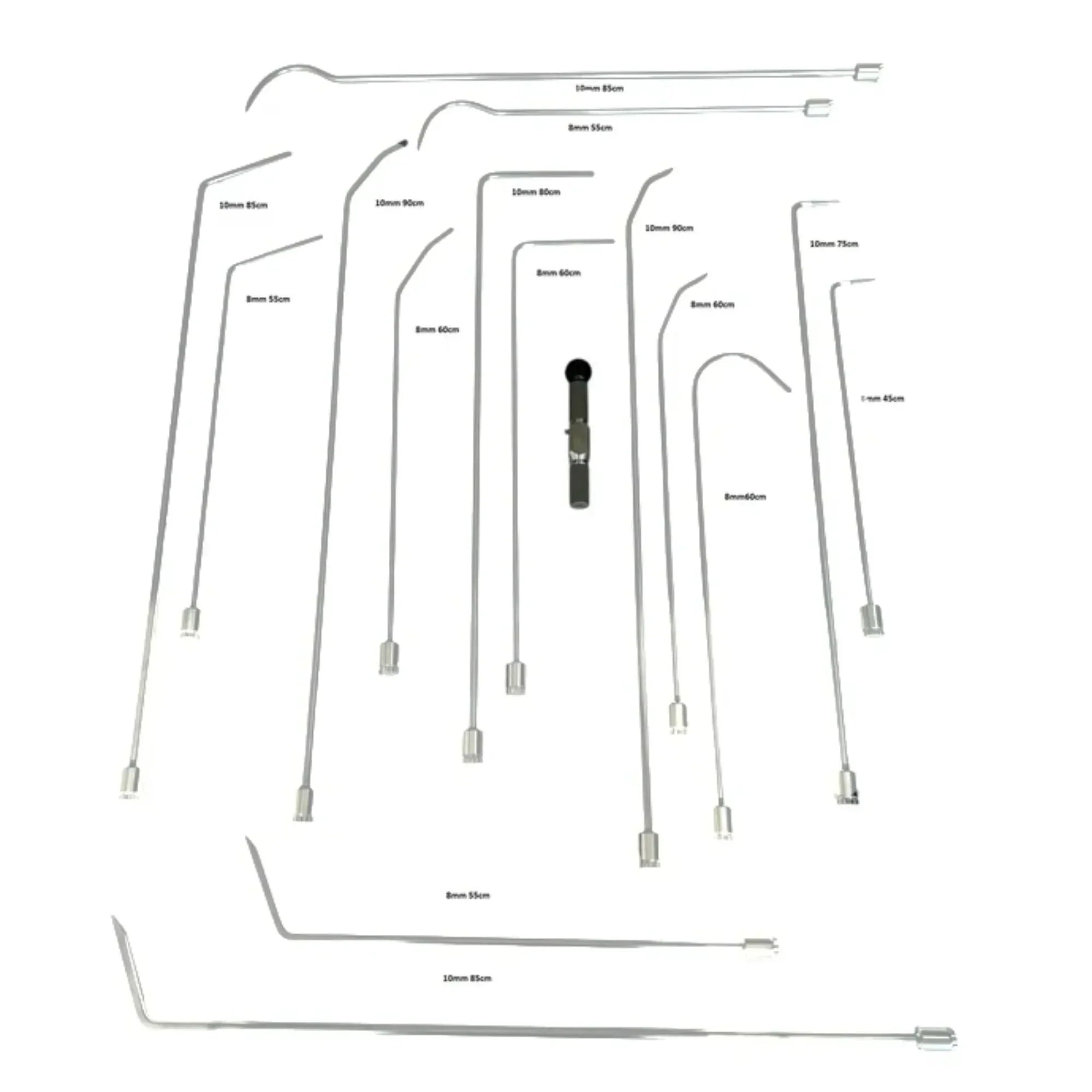 Bursa Edition 16-Piece Custom 360° Rotating PDR Rod Set & Bag