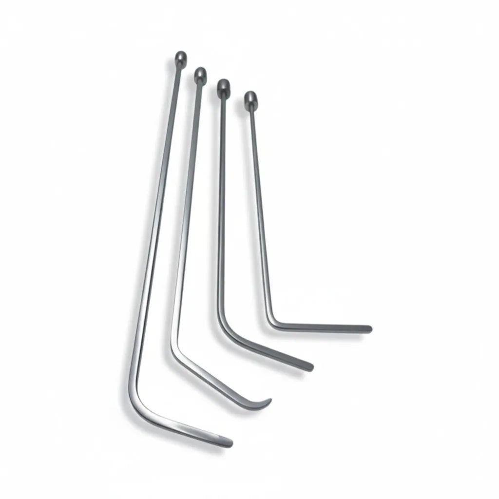 Madrid Edition 4-Piece 360° Rotating Single-Curve PDR Set (Round Tip)
