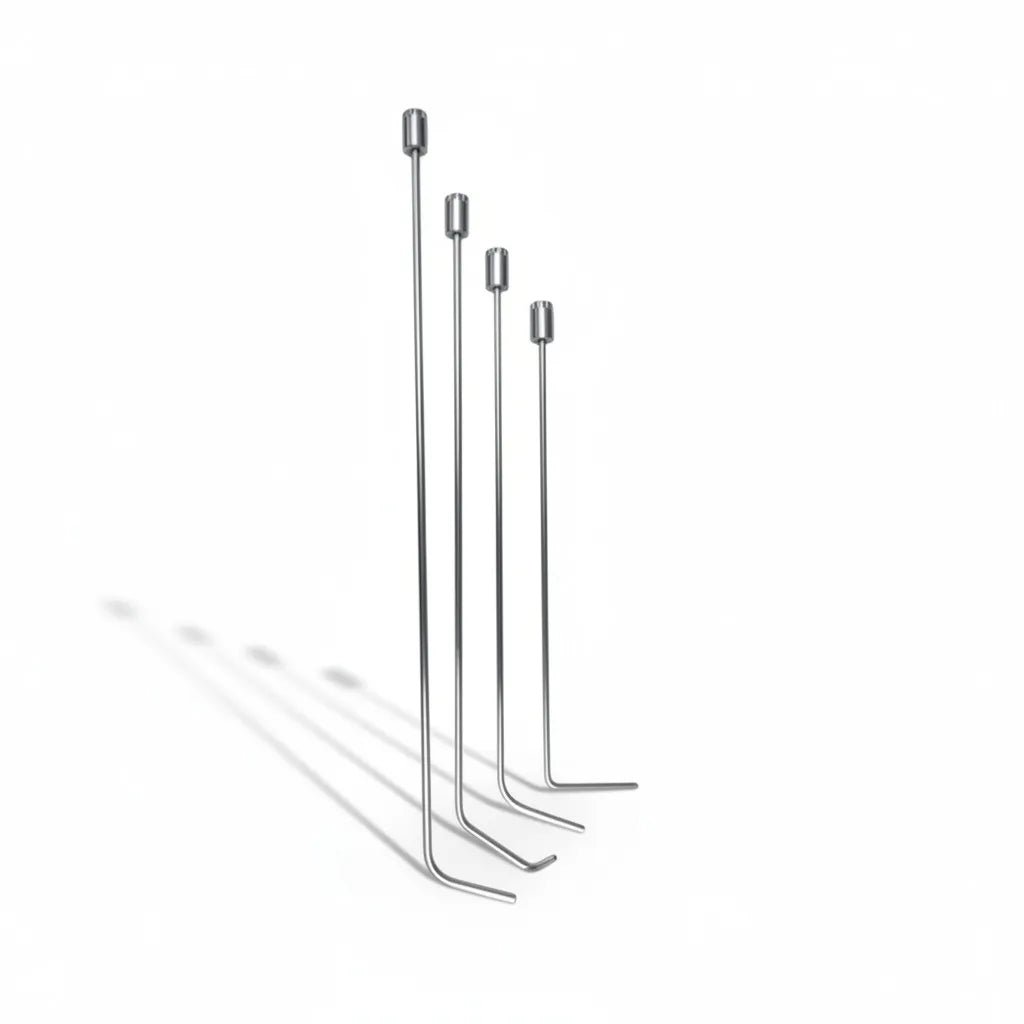 Madrid Edition 4-Piece 360° Rotating Single-Curve PDR Set (Round Tip)
