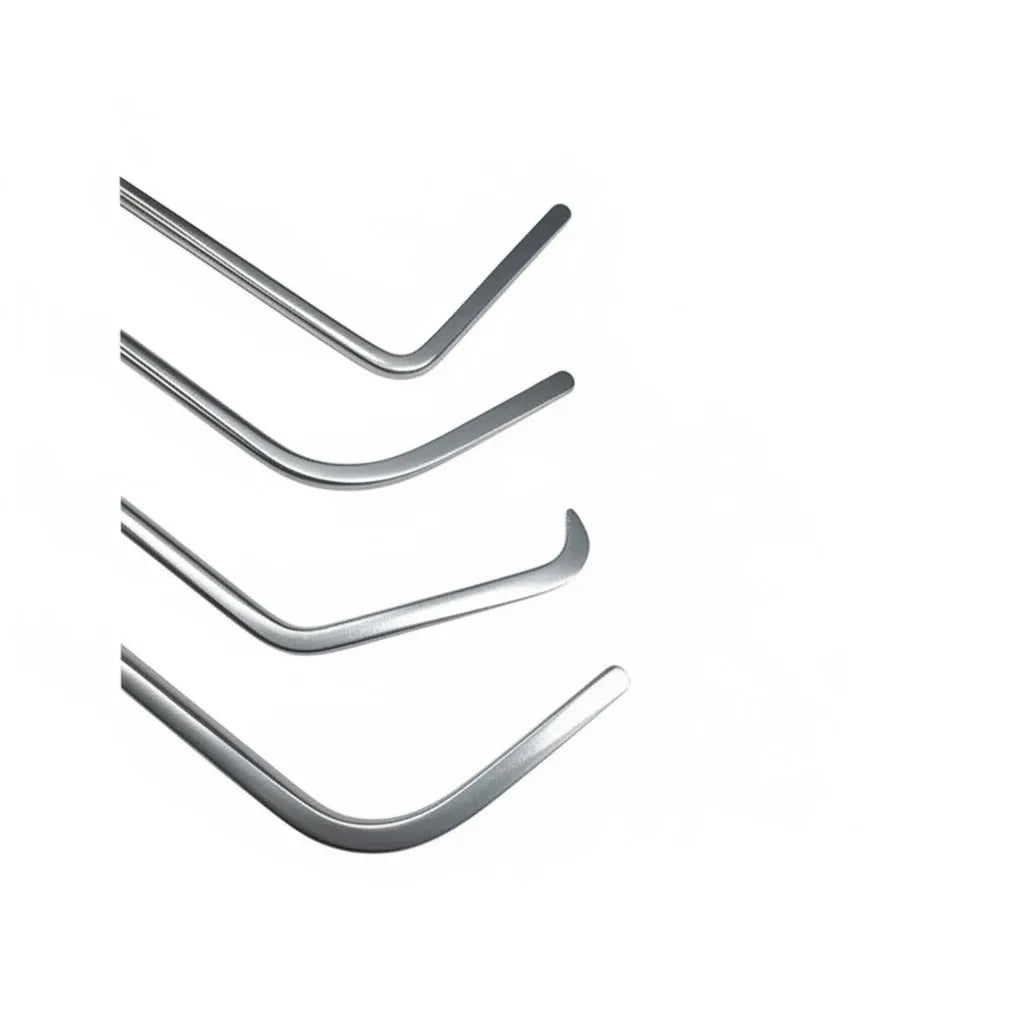 Madrid Edition 4-Piece 360° Rotating Single-Curve PDR Set (Round Tip)