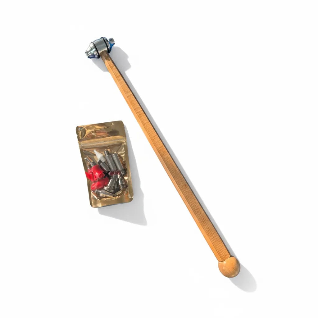 Interchangeable Tip Aluminum PDR Hammer (12 Tips)