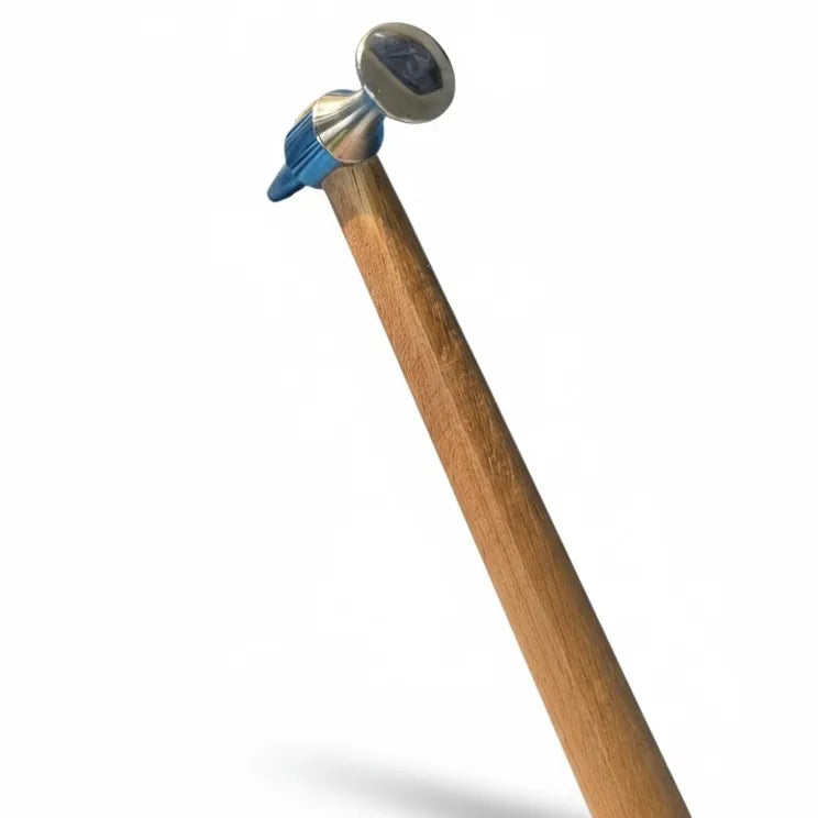 Stainless Steel PDR Hammer with Wooden Handle – Professional Paintless Dent Repair Tool