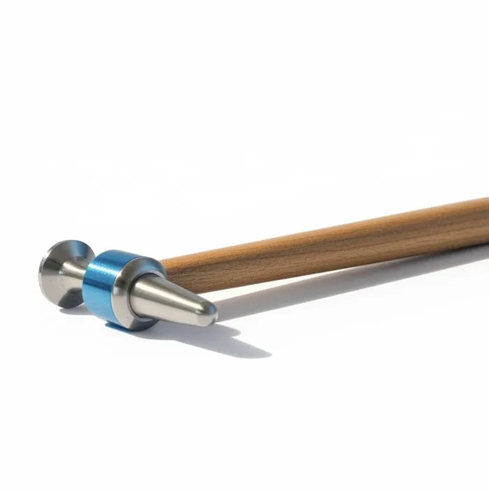 Stainless Steel PDR Hammer with Wooden Handle – Professional Paintless Dent Repair Tool