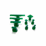 Transparent Green PDR Glue Tabs Set (9 Piece)