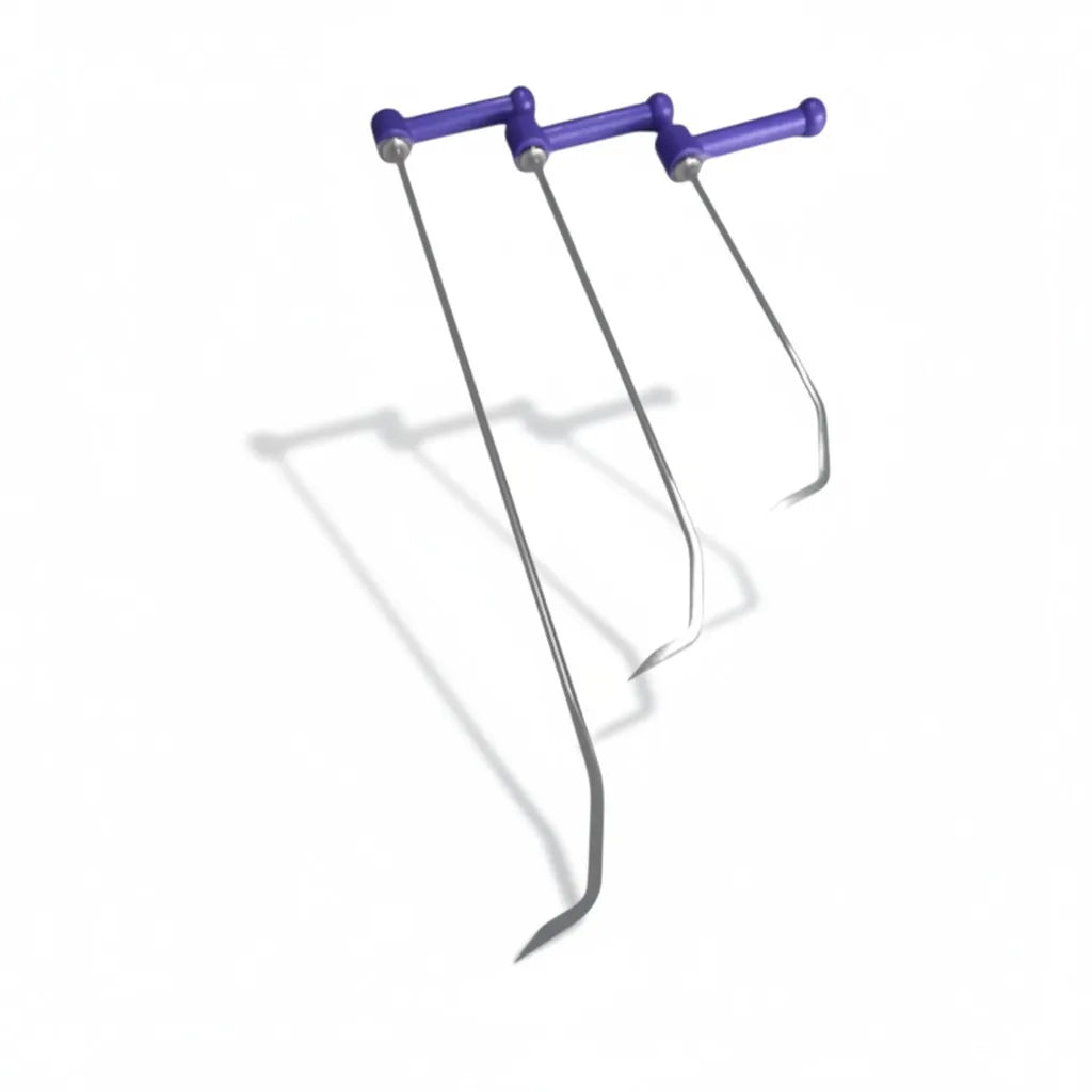 Ghent Edition 3-Piece Ratchet Handle PDR Rod Set (Progressive Sizes)