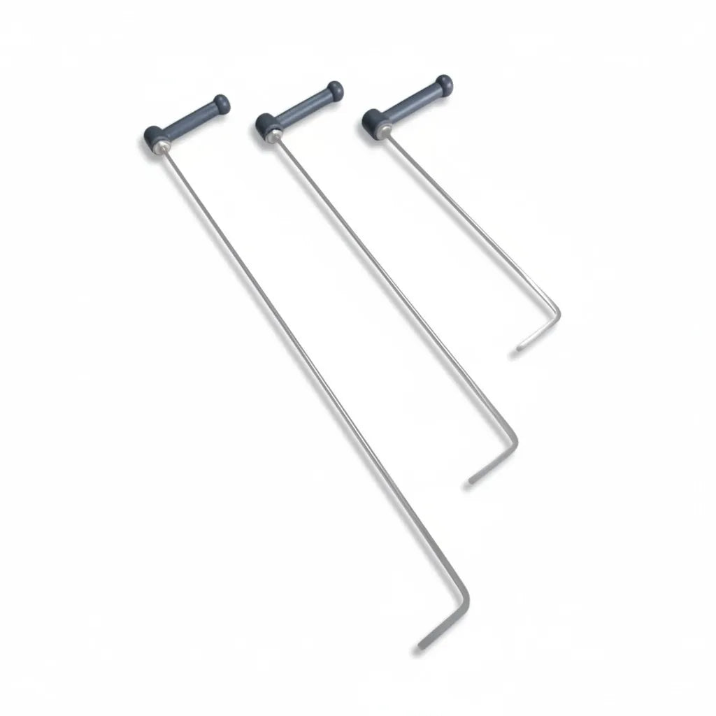Kaunas Edition 3-Piece Ratchet Handle PDR Rod Set (Mid-Length)
