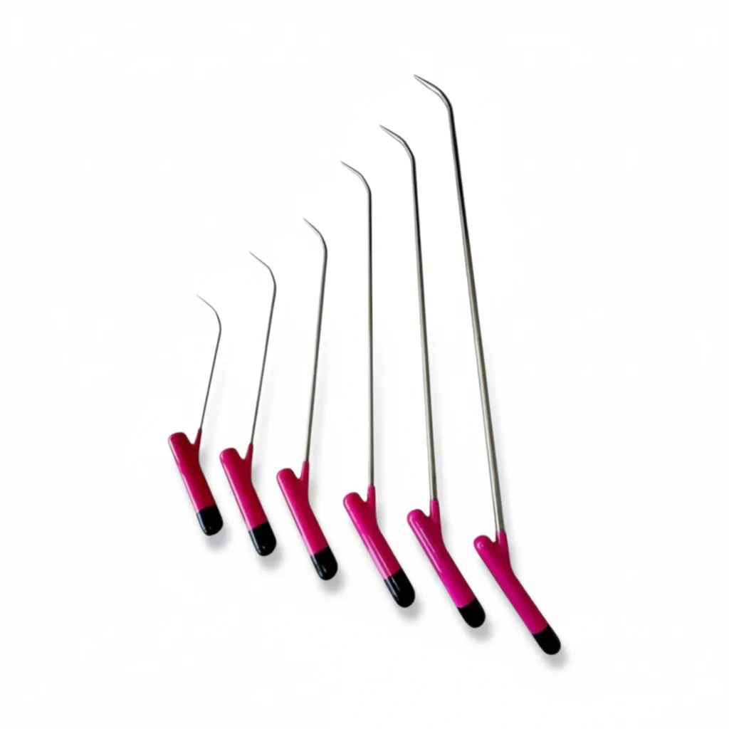 Cádiz Edition 6-Piece Angled Handle PDR Rod Set (Sharp Tip)