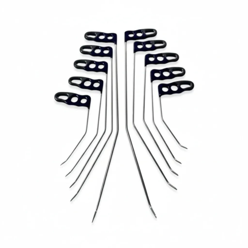 Kyoto Edition 10-Piece Double-Curved PDR Rod Set (Round Tip)