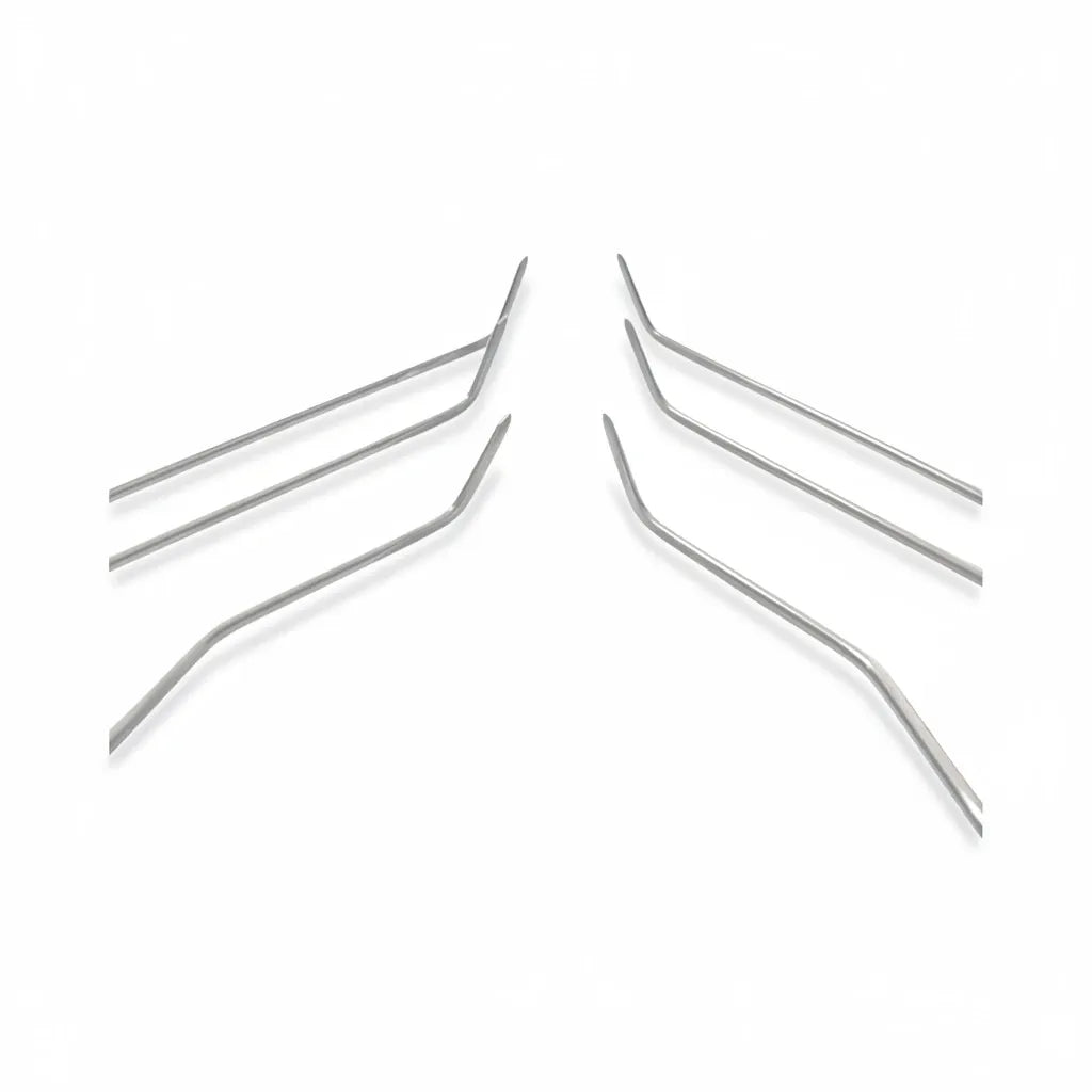 Rynora Edition 6-Piece Double Bend PDR Rod Set (Sharp Tip)