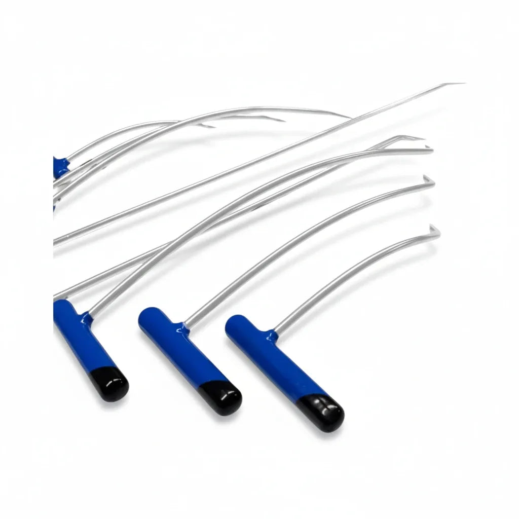 Zanfora Edition 8-Piece Heavy-Duty Single Bend PDR Rod Set (Sharp Tip)