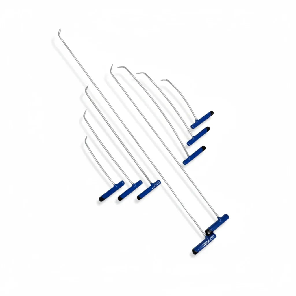 Zanfora Edition 8-Piece Heavy-Duty Single Bend PDR Rod Set (Sharp Tip)