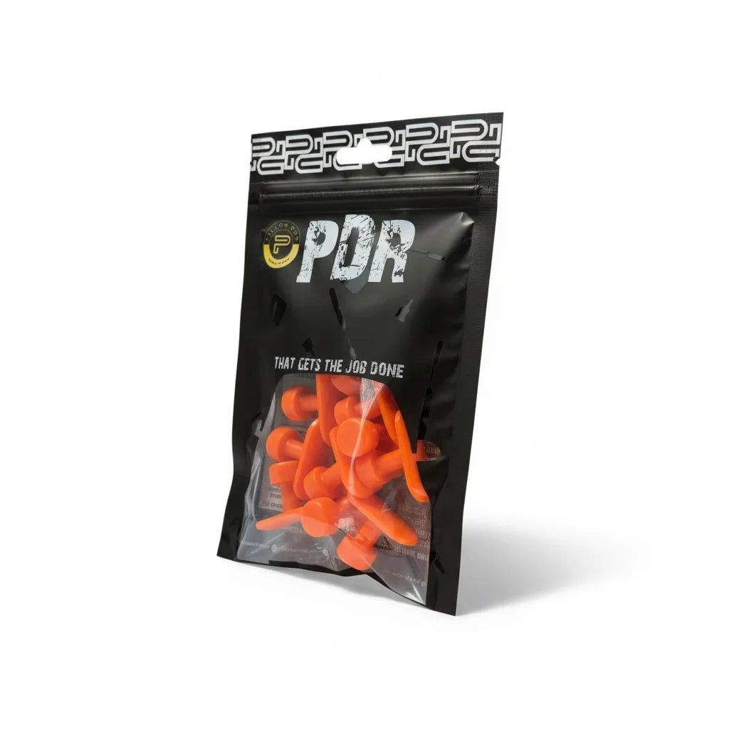 Sergio Pillon 10-Piece Smooth Oval PDR Glue Tabs (13x30mm)