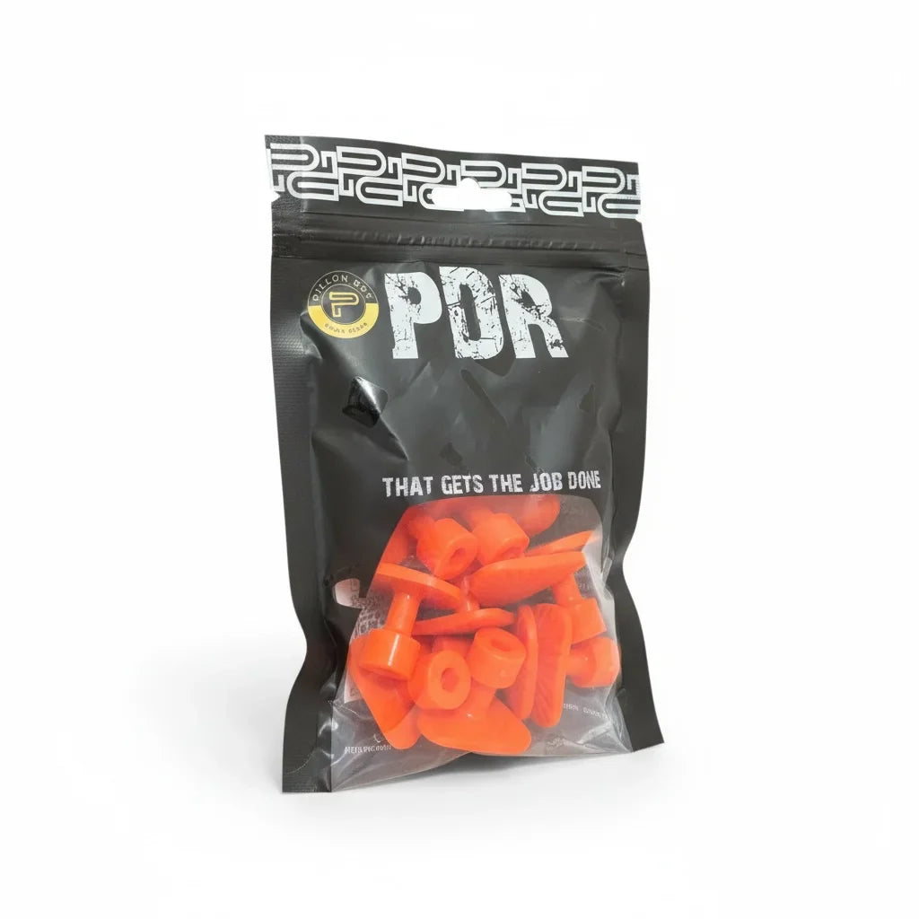 Sergio Pillon 10-Piece Textured Triangle PDR Glue Tabs (28mm)