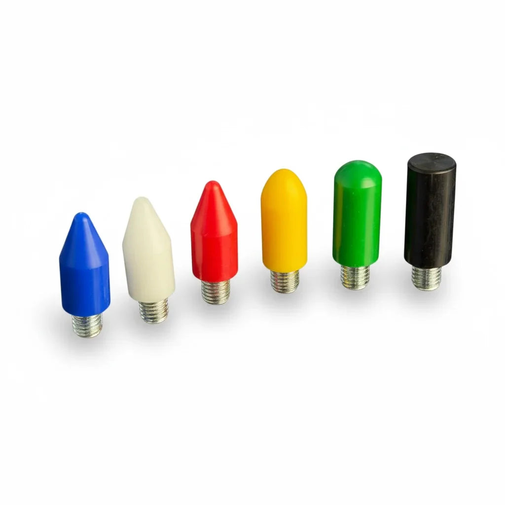 Sergio Pillon 6-Piece Multi-Shape Plastic PDR Tips Set (M8 Thread)