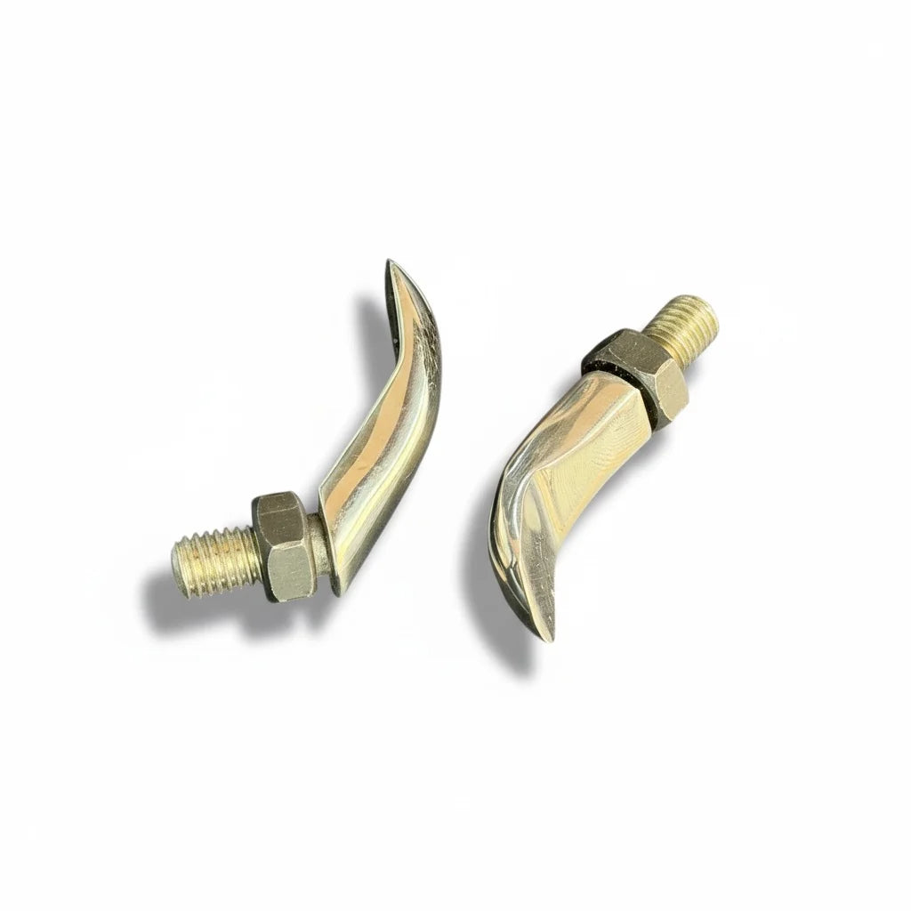 Sergio Pillon 2-Piece Curved Titanium Alloy PDR Finishing Tips (M8)